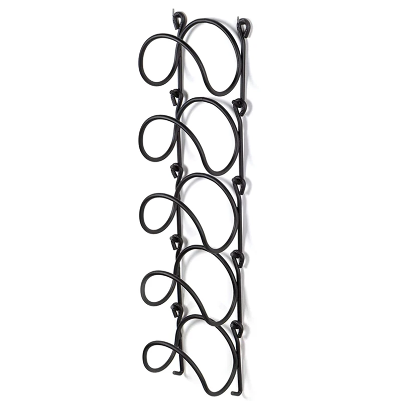 

Towel Rack Wall Mounted Bathroom Towel Storage 5 Tier Individual Towel Rail, Durable Accessory