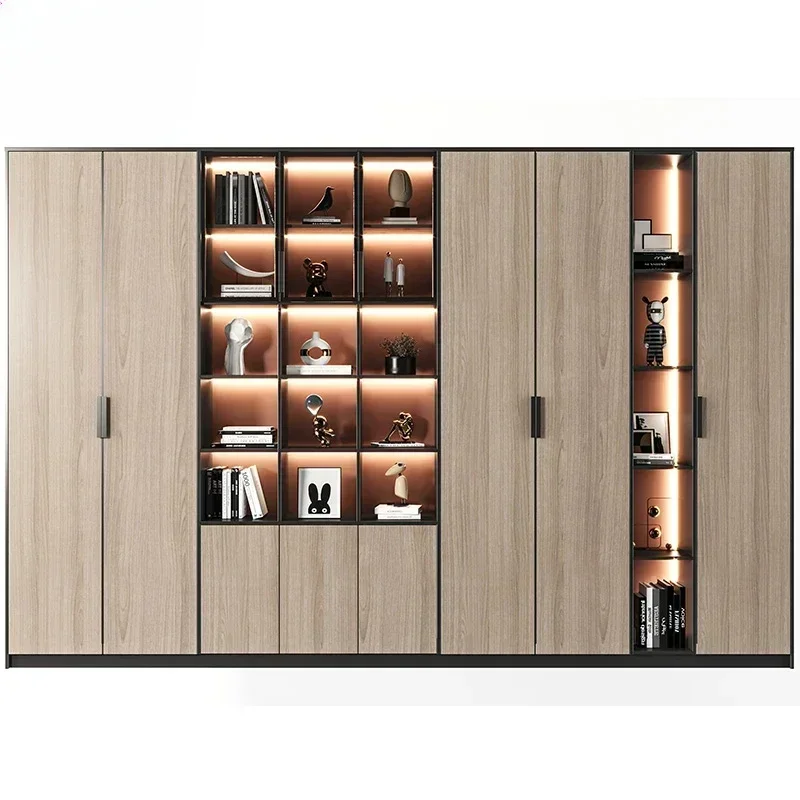 

practical Rare Find Traditional Design Factory Price High Quality Modern Wall Book Shelf Bookcase For Living Room