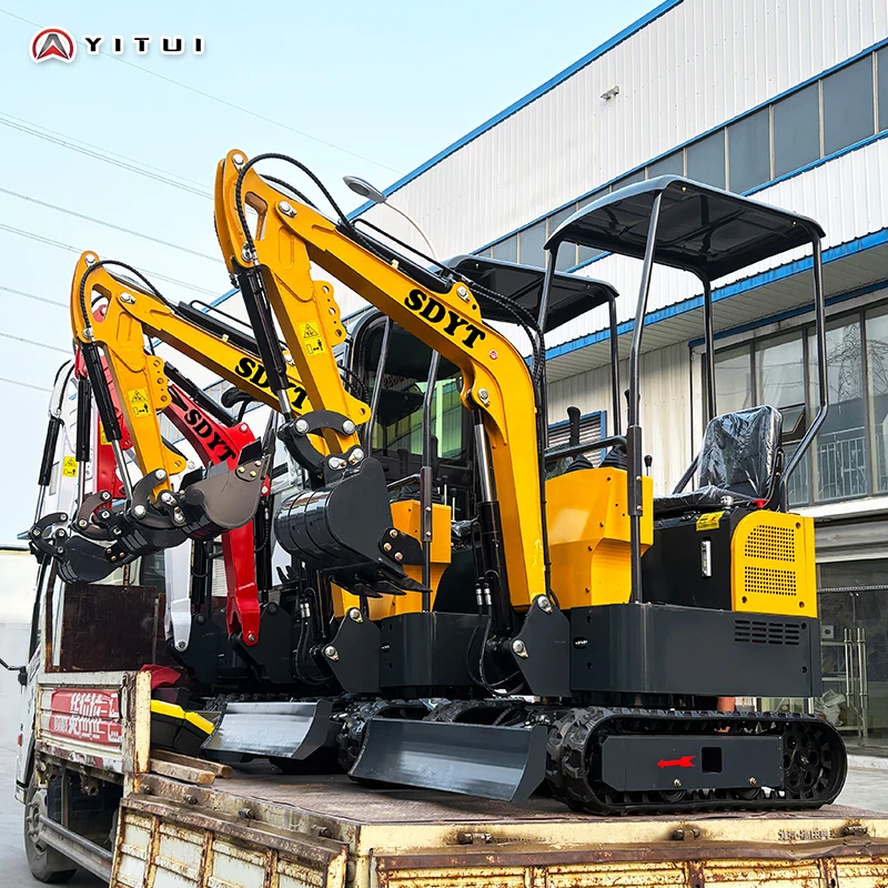 Ekskavator Mini 1,2 Ton yang Disesuaikan Untuk Penggunaan Multi-skenario Pengiriman Pabrik Ekskavator Perayap Pengiriman Cepat Ce Epa Euro 5
