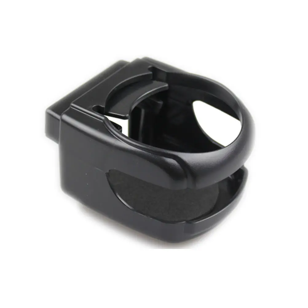Black ABS Car Air Vent Drink Holder for Canned Bottled Beverages Fits Horizontal Vents 10x8x6cm Inner Diameter 6.7cm Auto Cup
