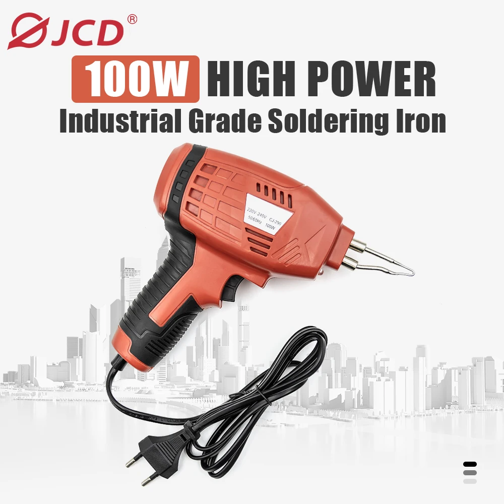 

JCD Electric Soldering Iron Fast Soldering Gun High-Power 100W Electric Soldering Gun Maintenance Circuit Board Soldering Tools