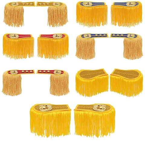 숄더 패드 견장 브로치 보드, 드럼 혼 술 프린지, 재킷용 배지, 밀리터리 오버코트 액세서리