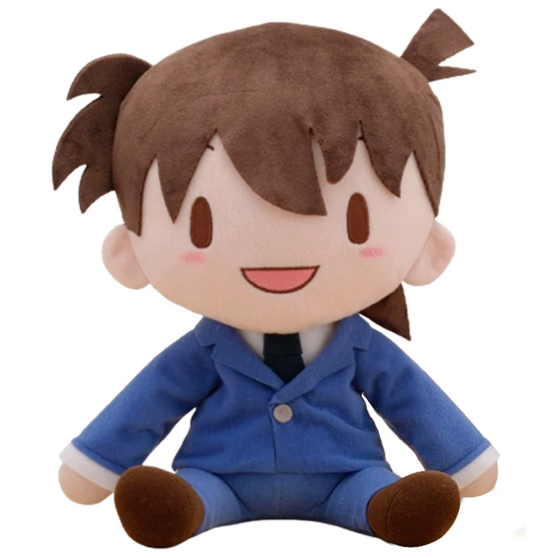 

New Cute Japan Anime Detective Conan Case Closed Shinichi Kudo Big Plush Plushes Stuffed Pillow Doll Toy 32cm Kids Gifts