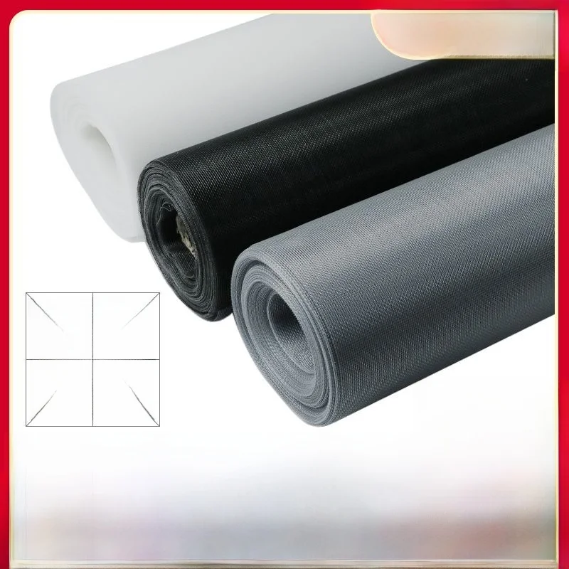 Self-Installing Aluminum Alloy Plastic Steel Nano Window Screen Mesh Anti-Mosquito Bug Proof Encrypted Silver Xiang Brand Hom...