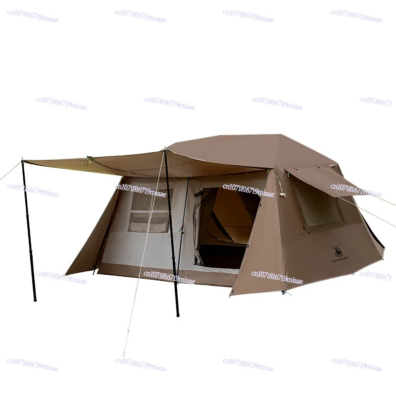 Outdoor Ridge 1 Double Rain Protection Sun Protection Two Bedrooms One Living Room Cabin Camping Tent Shelter