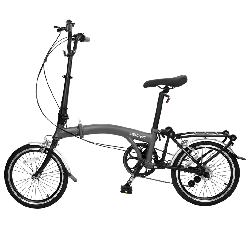 wholesale cheap good quality Tri-Foldable Folding Bicycle 16 Inch inner 3 speed aluminum alloy  Frame tri-Folding Bike