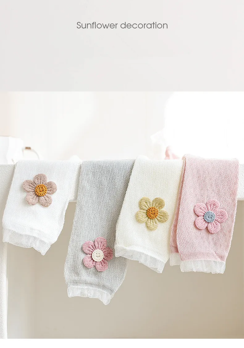 Girls Leggings Kids Hollow Out Pants Summer Children's Clothing Pencil Pants Flower Trousers Korean Style image 6