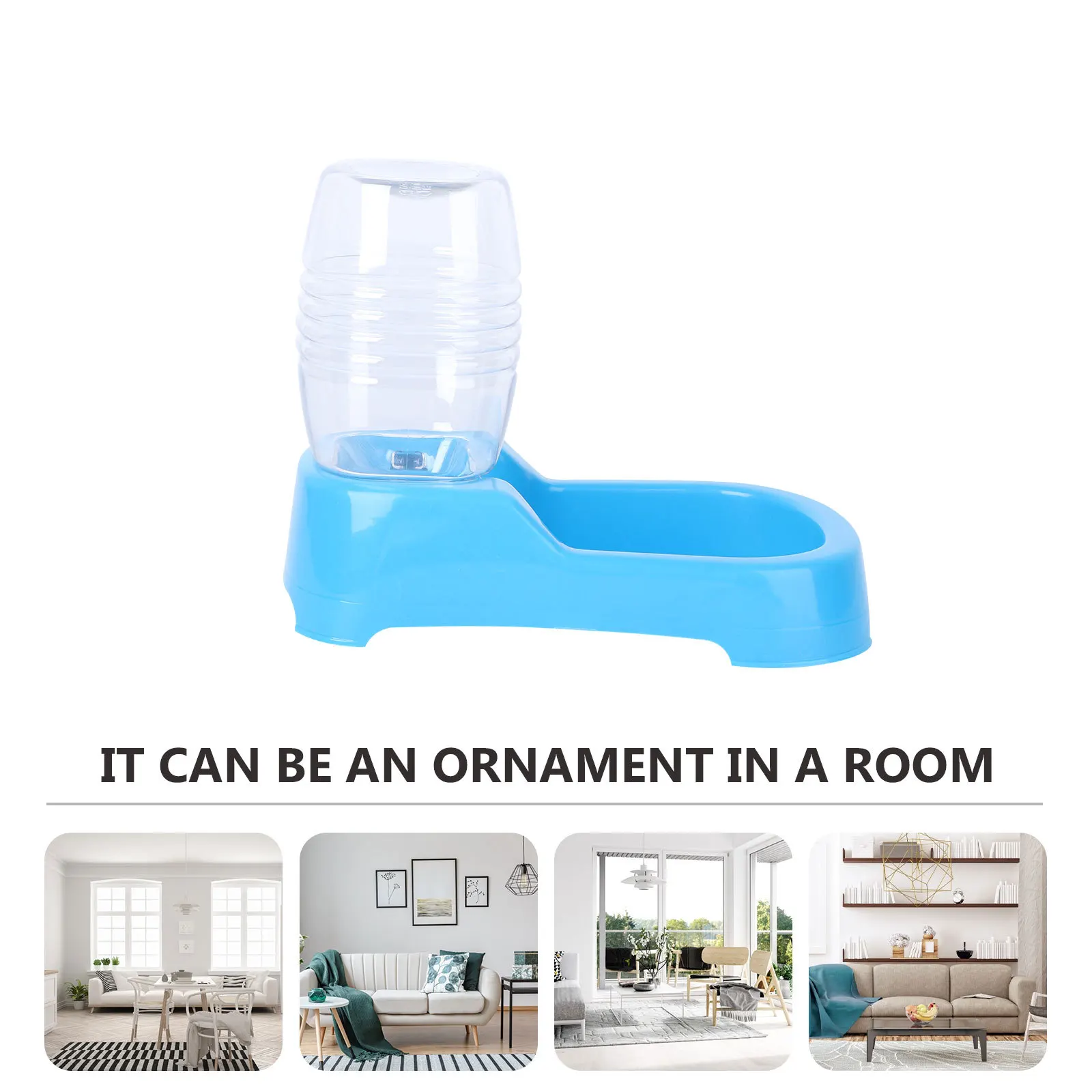 وعاء تغذية مياه الحيوانات الأليفة 500 مل، تصميم فريد من نوعه، غير طرف فوق سطح أملس، مادة آمنة عالية الكثافة، أداة شرب أوتوماتيكية للكلاب