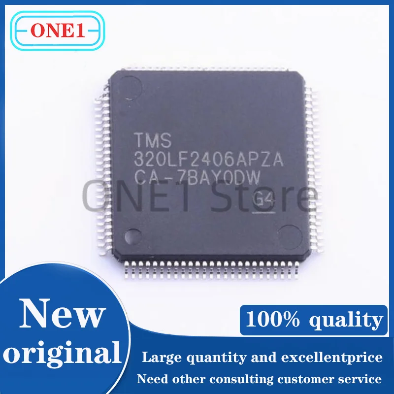 

1PCS/lot New original TMS320LF2406APZA 64KB 41 LQFP-100(14x14) Digital Signal Processors / Controllers (DSPs/DSCs) ROHS