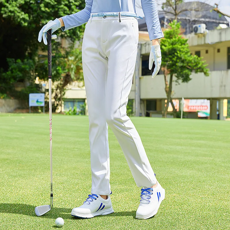 New autumn splash-proof golf sports pants elastic waist sports pants slim slim pants