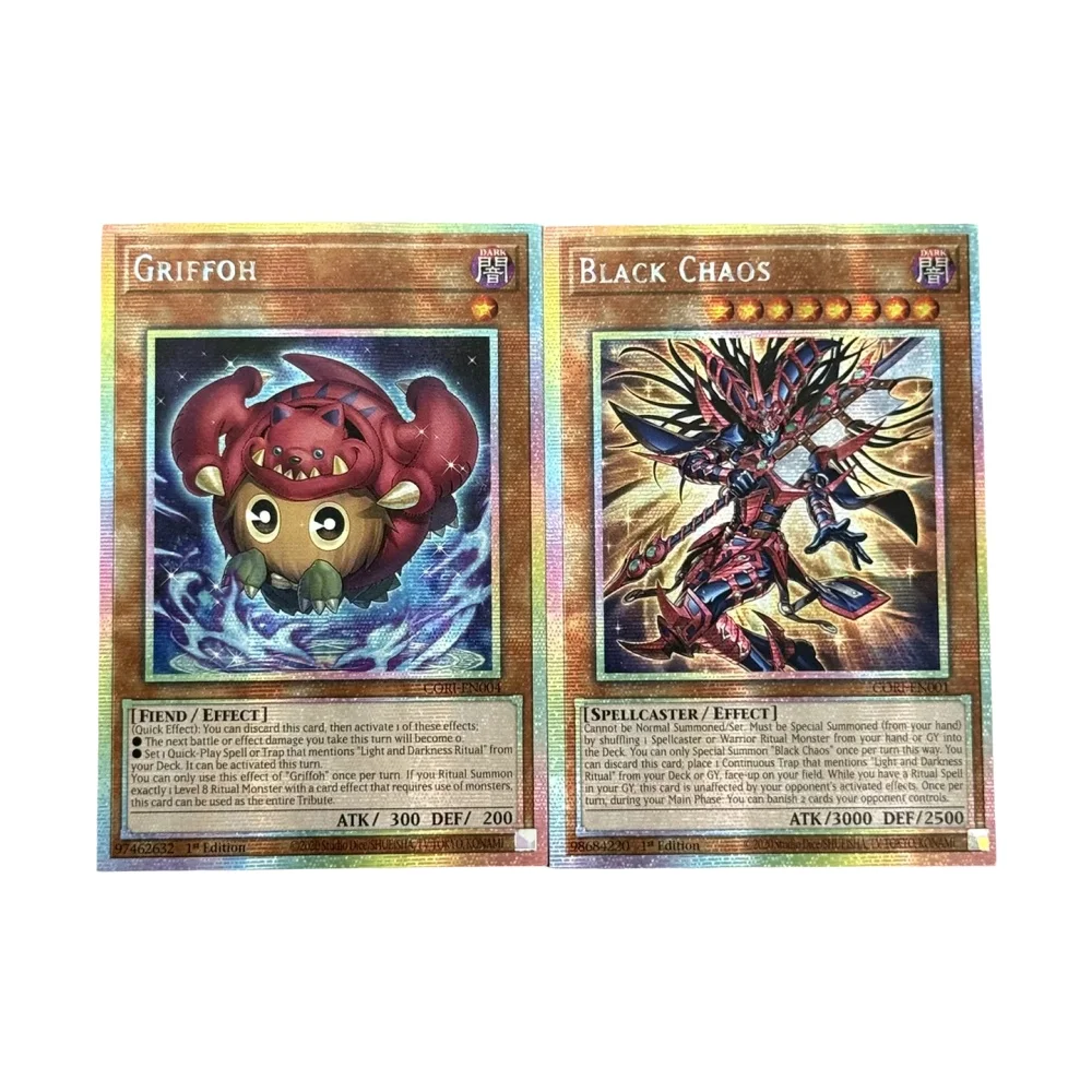 Yu-Gi-Oh! DIY-Proxy-Karten-Kollektion Griffoh Black Chaos Black Luster Soldier Soldier of Light Dark Nicht-Original