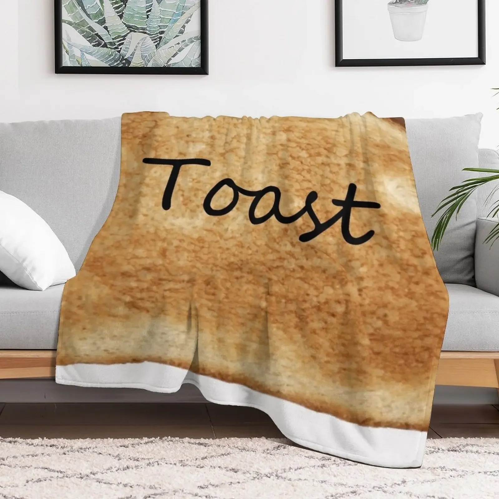 Toast Throw Blanket Fuzzy Plush Throw Blanket for Sofa Chair