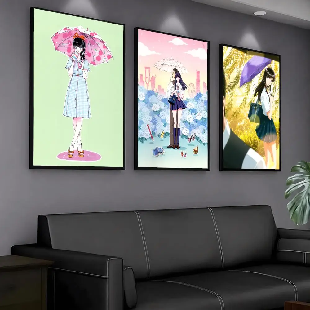 anime A-After the Rain-N Painting Calligraphy Artwork for Home Bedroom Office Wall Decoration Gift