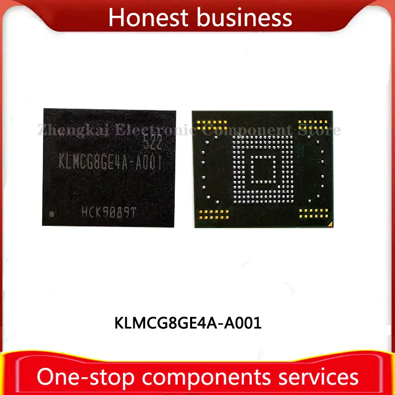 KLMCG8GE4A-A001 64G 100% Working 100% Quality EMMC BGA169 64Gb Chip Mobile Phone Hard Disk Memory Computer Storage KLMCG8GE4A