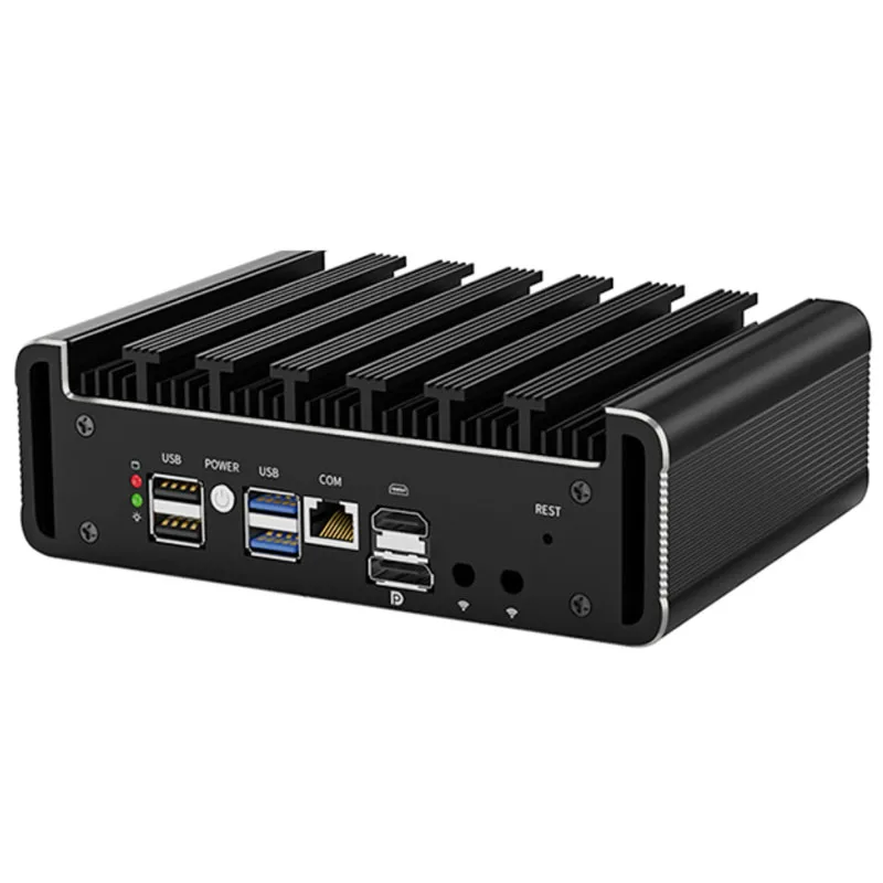 جهاز راوتر جداري من proxmo-fireless ، Intel N100 ، 6 x ، fireour G Lan ، كمبيوتر بدون مروحة ، DDR5 ، DP ، HD ، pfSense ، جهاز راوتر OPNsense ، الجيل الثاني عشر