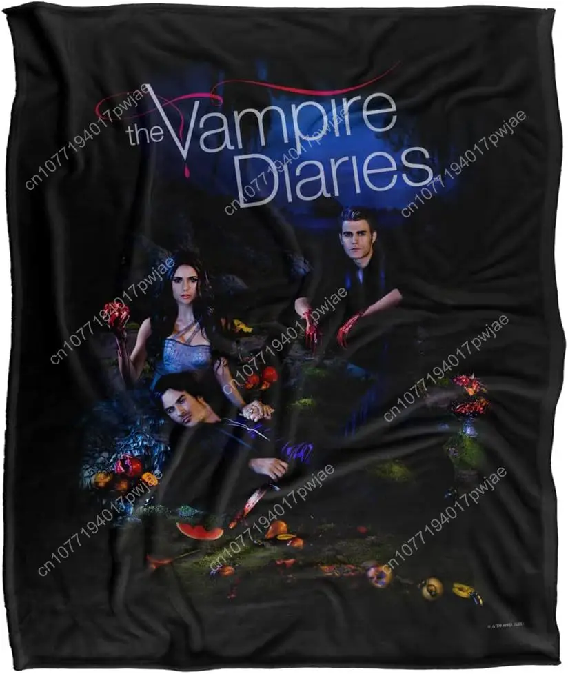Vampire Diaries Tempted Officially Licensed Silky Touch Super Soft Throw Custom blankets