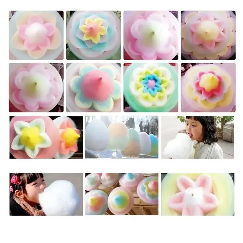 1000W Electric Cotton Candy Fairy Floss Supply Maker Machine Commercial Cotton Candy Machine