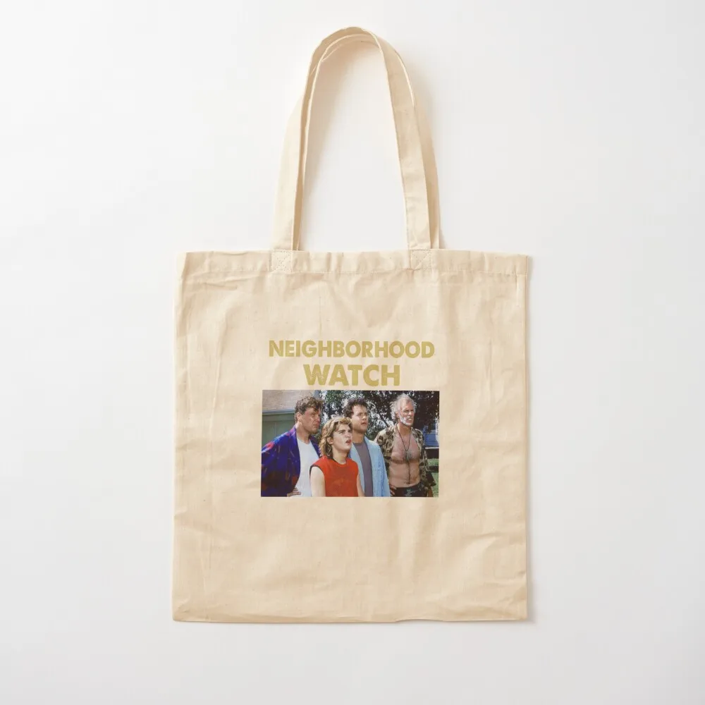 The Burbs 1989 Neighborhood Watch Tote Bag Canvas shopping bag logo