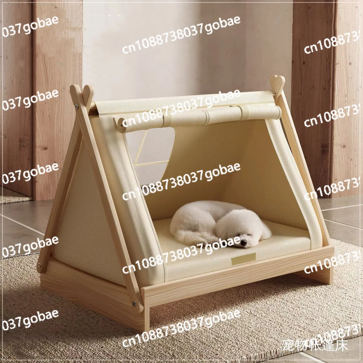 Four Seasons Universal Pet Windshade Shade Kennel Pet Tent Removable and Washable Closed Indoor Tent Pet Supplies
