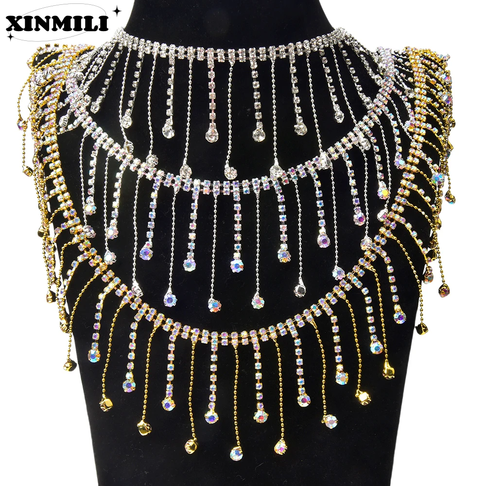 

1 Yard/Lot Short Rhinestone Claw Tassel Chain Hanging Teardrop Shape Crystal Fringe Trim DIY Wedding Decoration Dance Clothes