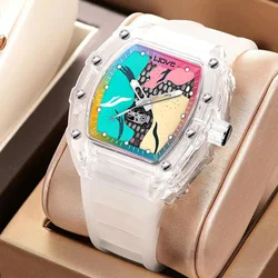 UTHAI New Men Watch High Aesthetic Value Sports Hollow Illusion Waterproof Calendar Male Fashion Quartz Clock Watches gift