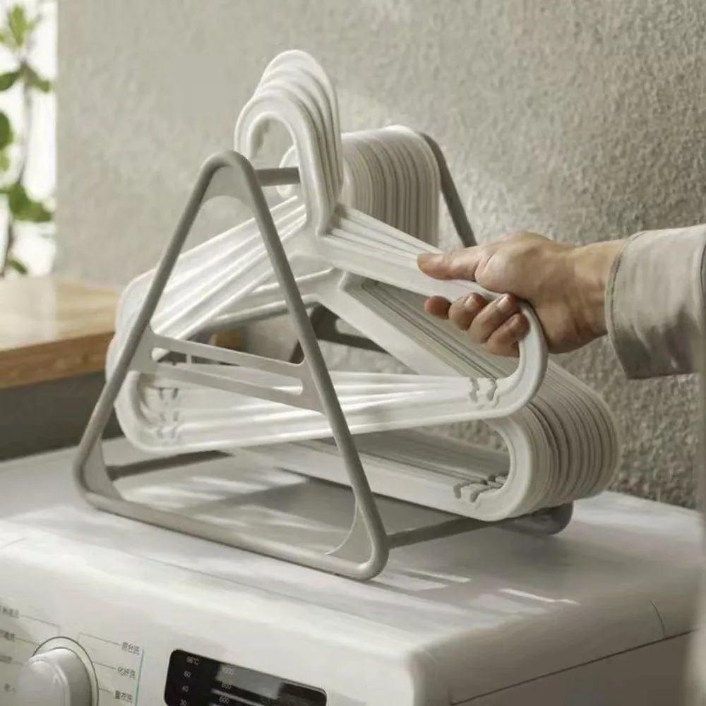 Multi-functional Home Hangers Organizer Durable Plastic Clothes Clips Shelf Large Capacity Hanger Sorting Rack Storage Racks