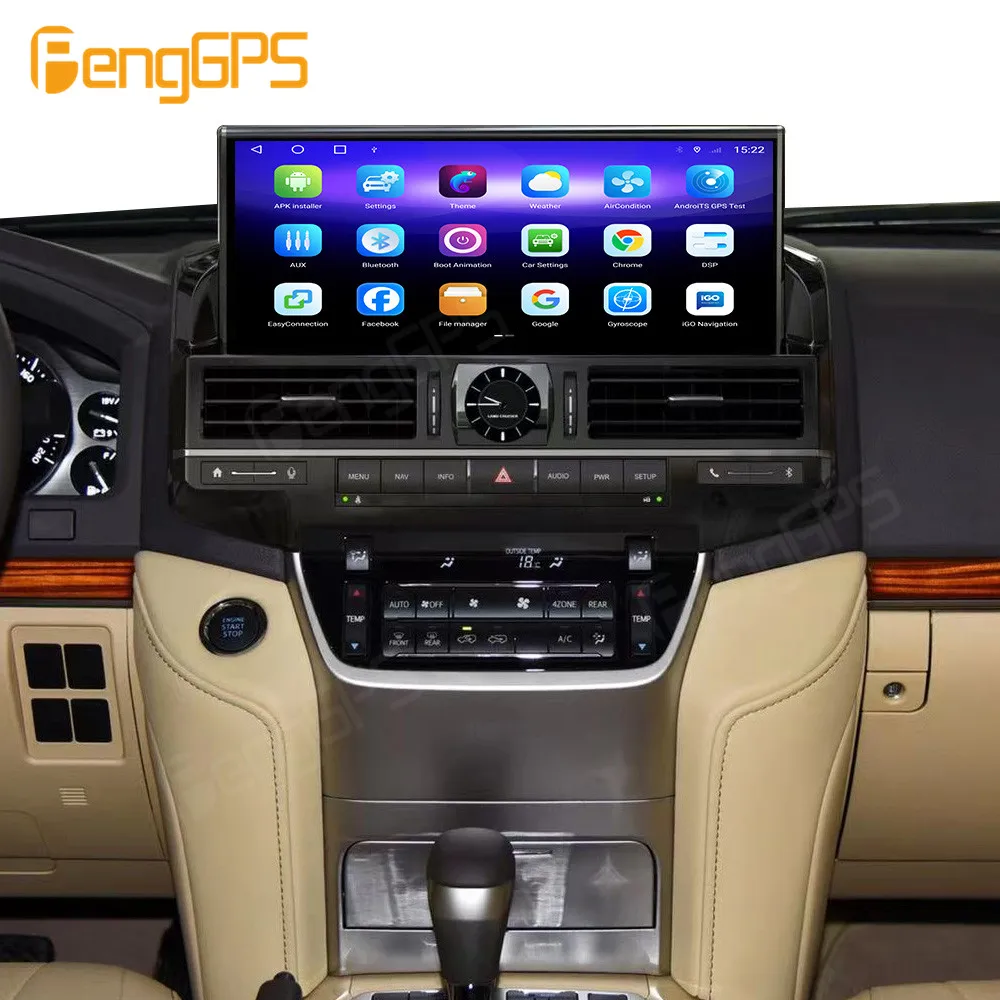 Upgraded Android 13 8+128G For Toyota Land Cruiser 2008-2020 Car Radio Car Multimedia Video Player DVD Screen CarPlay Navigation