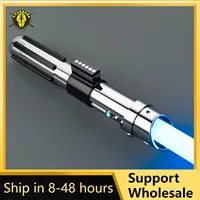 Lightsaber Neopixel Jedi Laser Sword Metal Hilt Heavy Dueling Sensitive Smooth Infinite Changing Hitting Sound LTG Light Saber