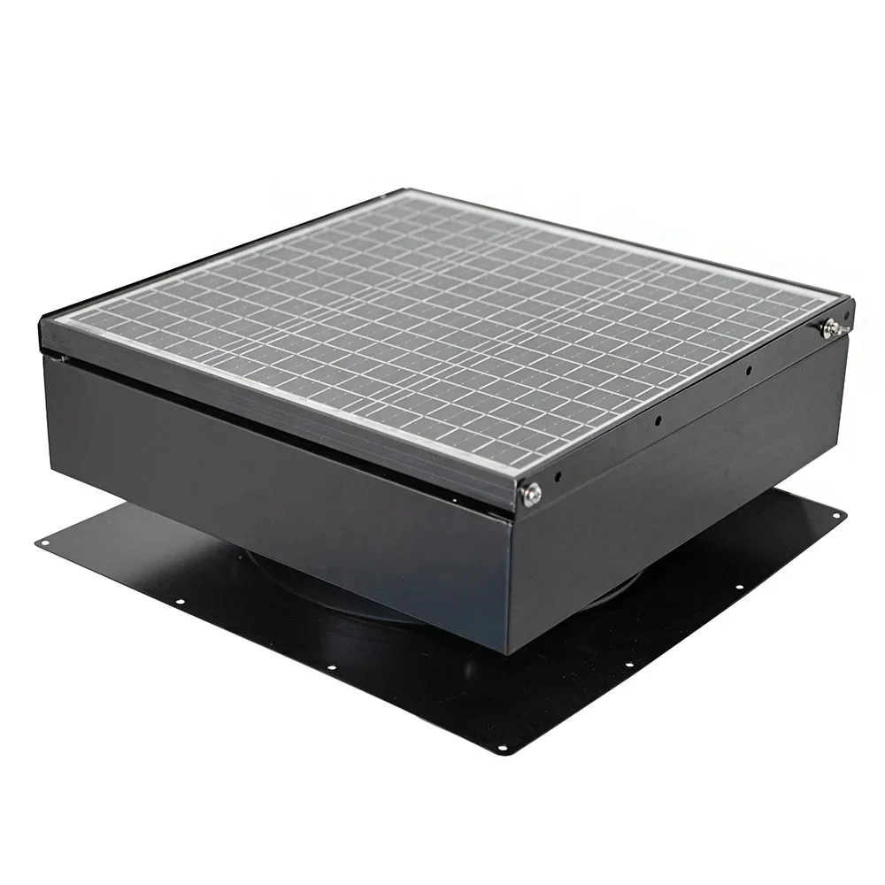 25W New Solar Roof Top Ventilation Fan Attic Exhaust Ventilation for Residential Greenhouse Poultry Farm Fan With Power Adapter