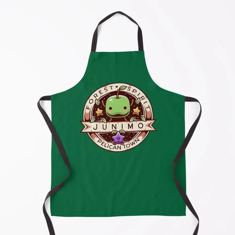 

Junimo Forest Spirit Apron christmas 2025 Waterproof women Salon Women's Dress Apron