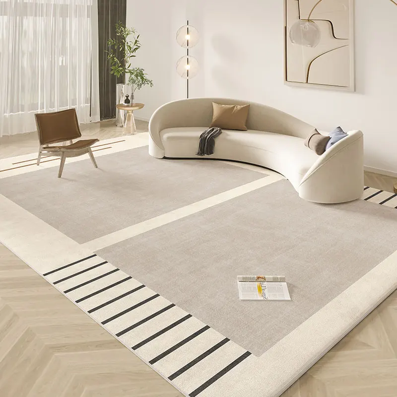 Modern Ins Style Office Room Study Non-slip Carpet Simple Living Room Decoration Carpets Casual Bedroom Bedside Fluffy Soft Rug