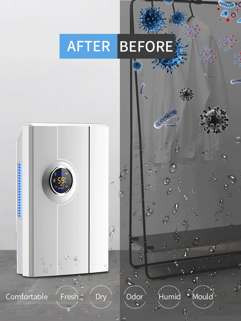 Household moisture absorption silent dehumidifier