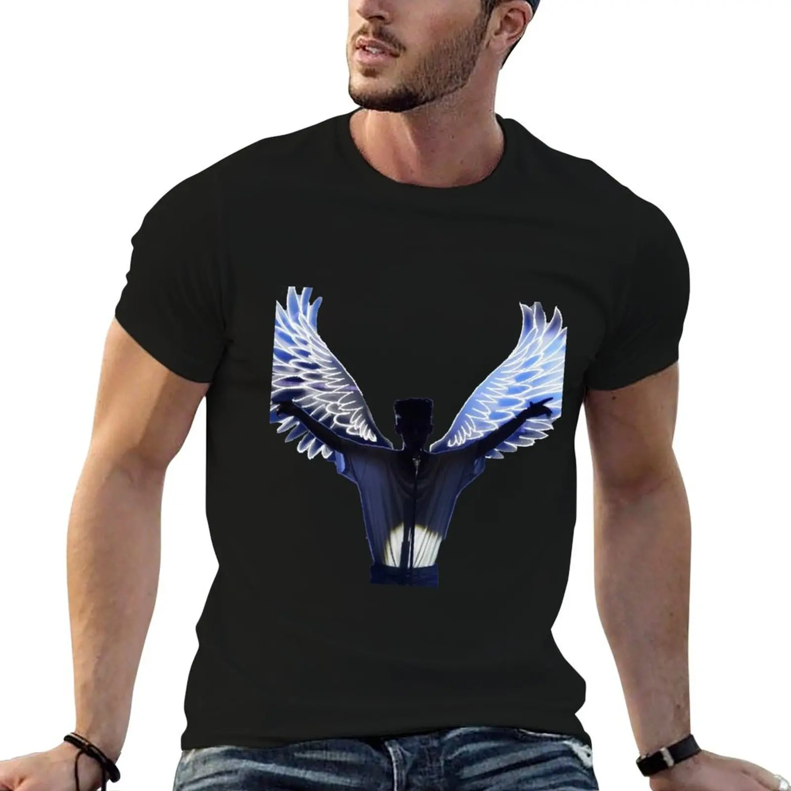 

Troye Sivan Angel T-Shirt cotton t shirt man t shirts for man pack white T-Shirt