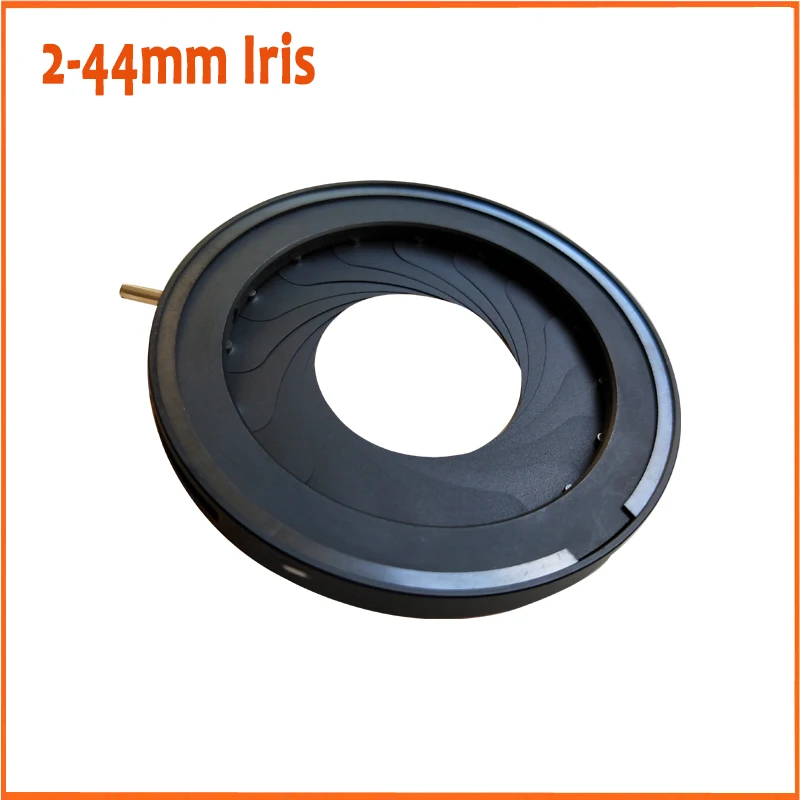 1pc 2-44mm Zoom Adjustable Iris Aperture Diaphragm for Microscope Digital Camera Phone Telescope Monocular Use  with 16 Blades