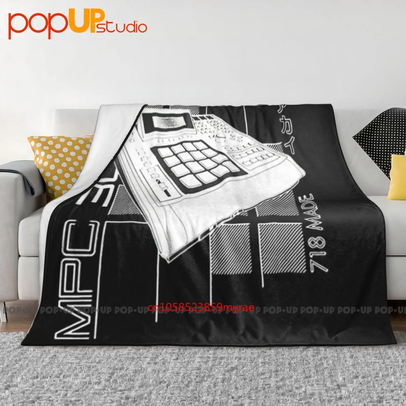 Akai Mpc Drum Sampler Beat Maker بطانية فائقة النعومة لحاف غطاء أريكة شتوي أغطية سرير