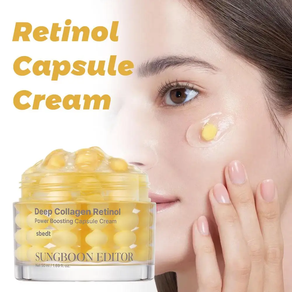 

1-5PCS Deep Collagen Retinol Power Boosting Capsule Cream High Hydration & Skin Repair Improve Skin Elasticity And Radiance