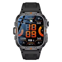 for Doogee S200 X S119 S118 S Punk Pro S Cyber Pro Smart Watch LED Flashlight 1.96inch Large Screen Bluetooth Smartwatch Sports