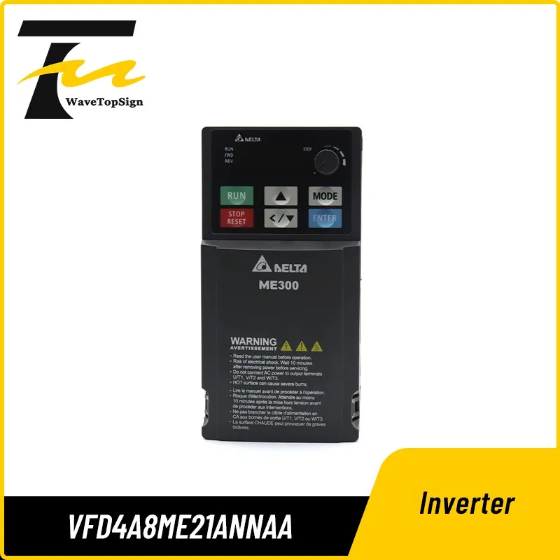 VFD4A8ME21ANNAA 1.5kW AC Frequency Inverter 220V Input 3Phase Motor Speed Driver
