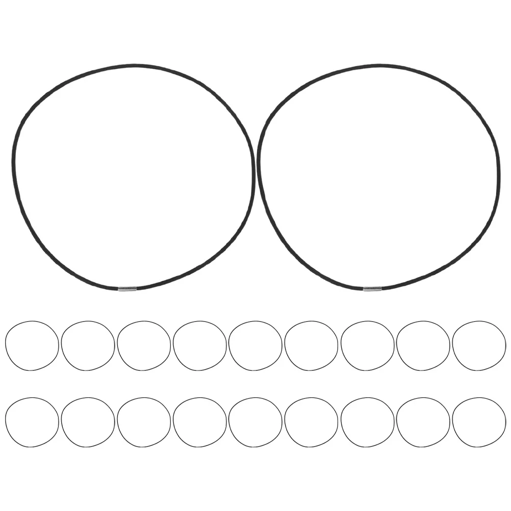 

20Pcs Microphone Shock Mount Elastic Bands Rubber Rings Replacement Anti-Vibration Clamp for Condenser Mic Holder Recording