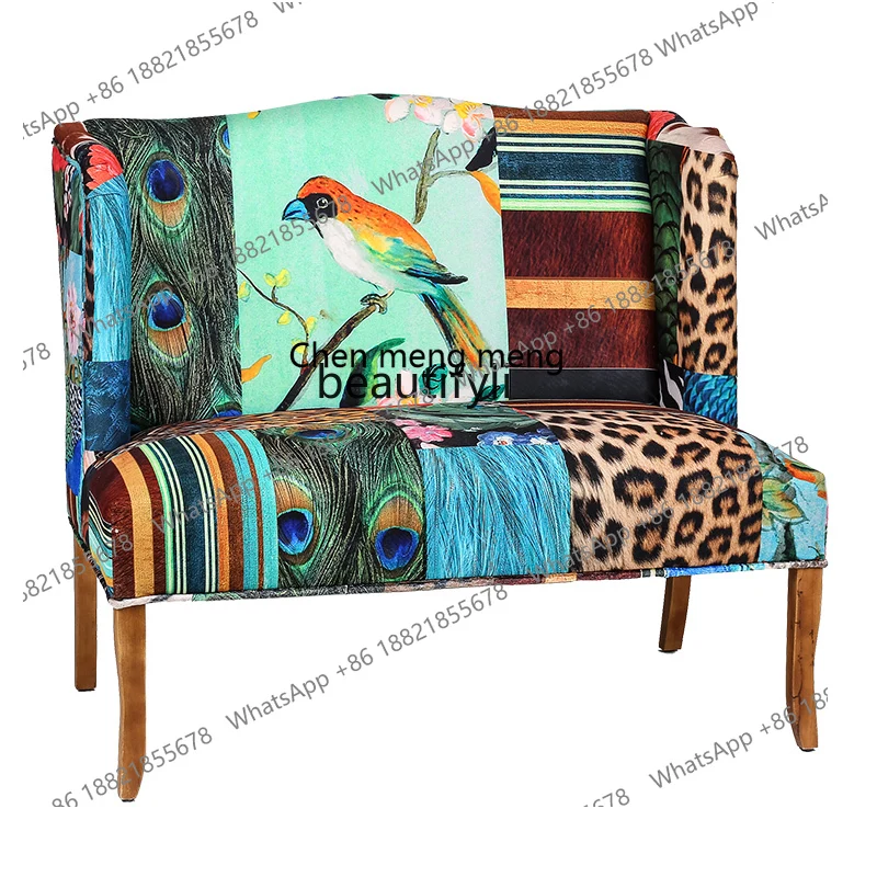 

S7486 ss European Entry Lux Lazy Sofa Living Room Bedroom Small Apartment Fabric Simple Modern Decoration Office Recliner