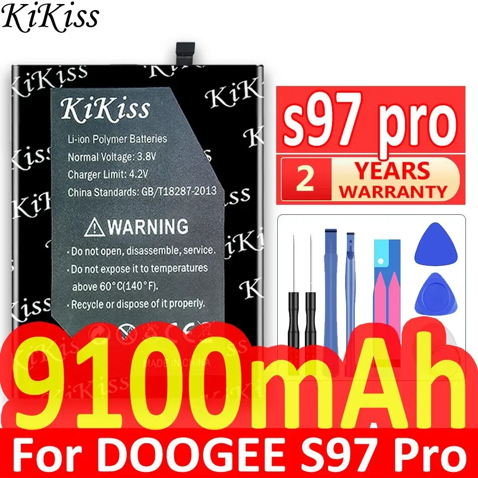 KiKiss Replacement High Quality Battery BAT21ZN1318500 for DOOGEE S97 Pro Batterij