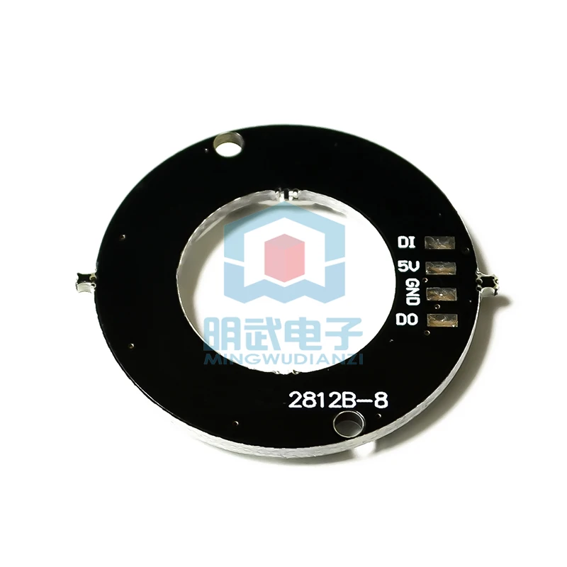 D16 8-Bit Ws2812 5050 Rgb Led Smart Full-Color Rgb Licht Ring Ontwikkeling Board Grote Ring