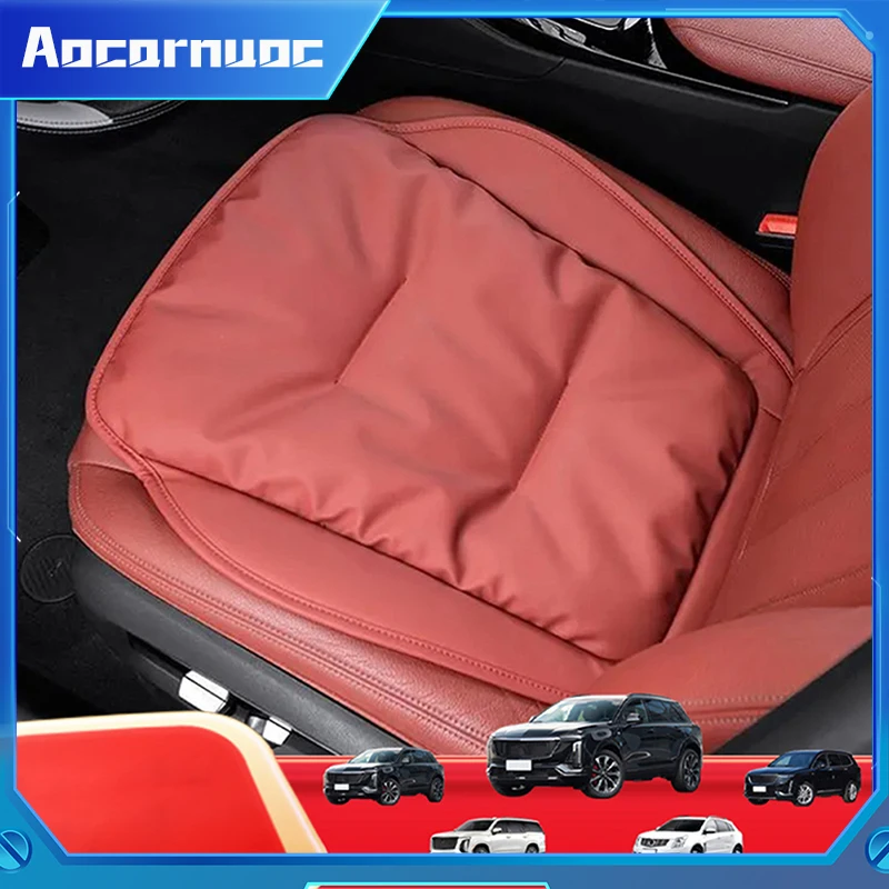 

For Cadillac XT4 XT5 XT6 Escalade Car Seat Cover Front Seat Protective Cushion PU Leather Back Pad Anti-Skid Interior Chair Mats