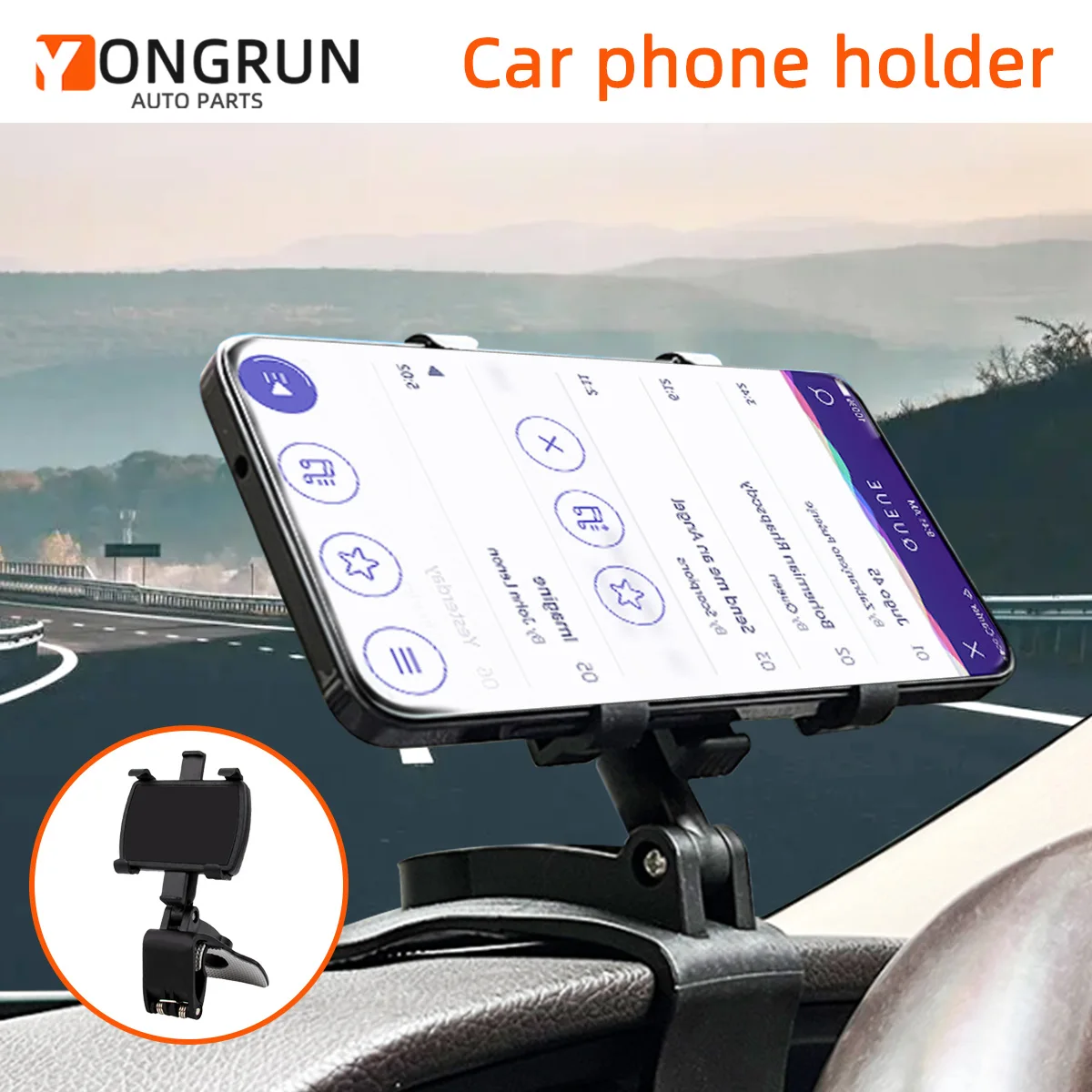 1pc Automotive Universal Telefon Halter Für Instrument Panel Silikon Anti Slip Multifunktionale Auto Telefon Halter Neue Halterung