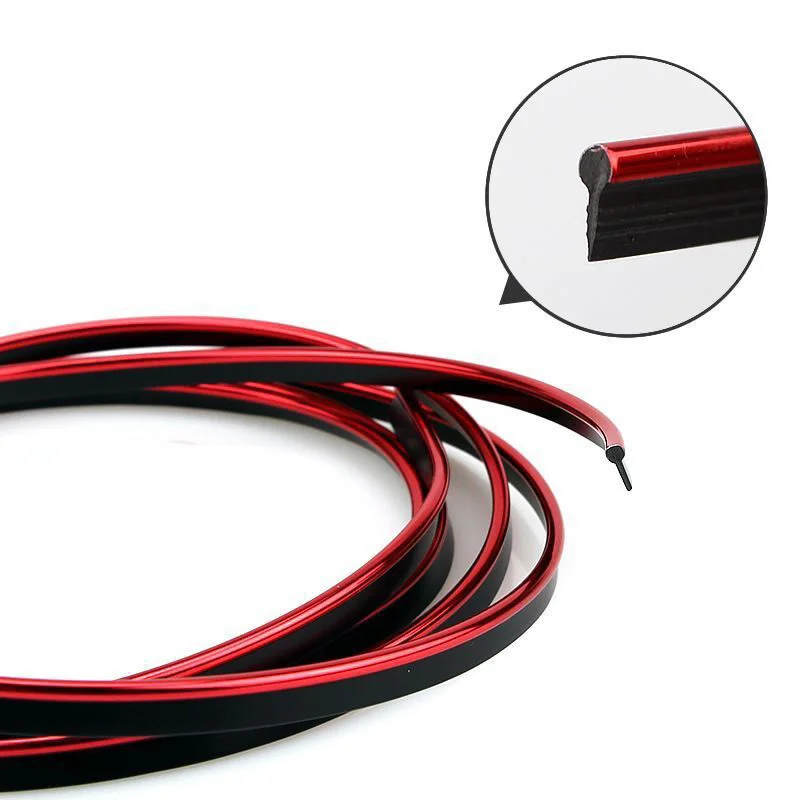 Car Interior Decorative Strip 3D Car Door Center Console Gap Instrument Panel Decorative Line Car Modification Supplies