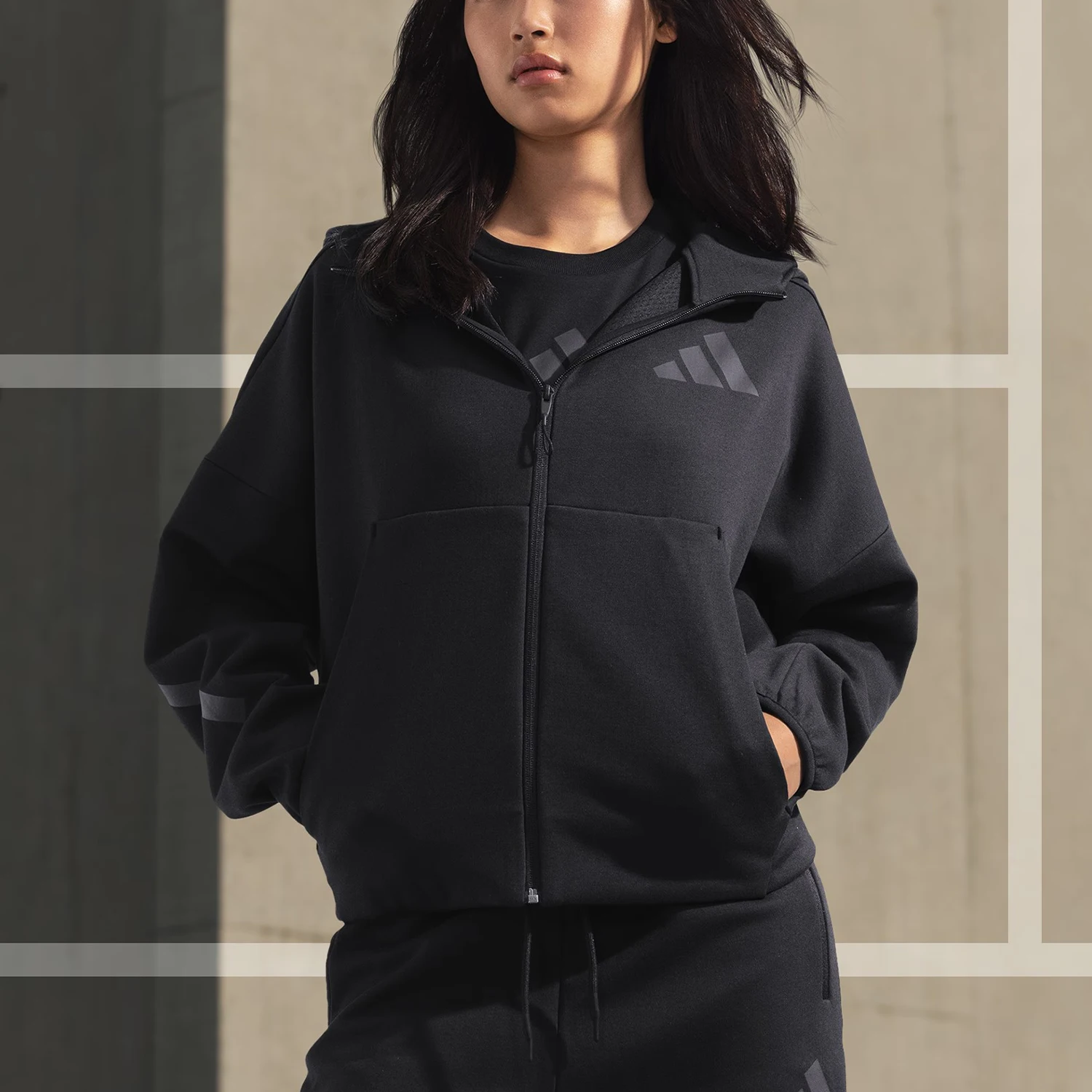 Adidas W Z N E FZ – Idealna Kobieta Sportowa Kaptur do Treningu i Codziennego Używania