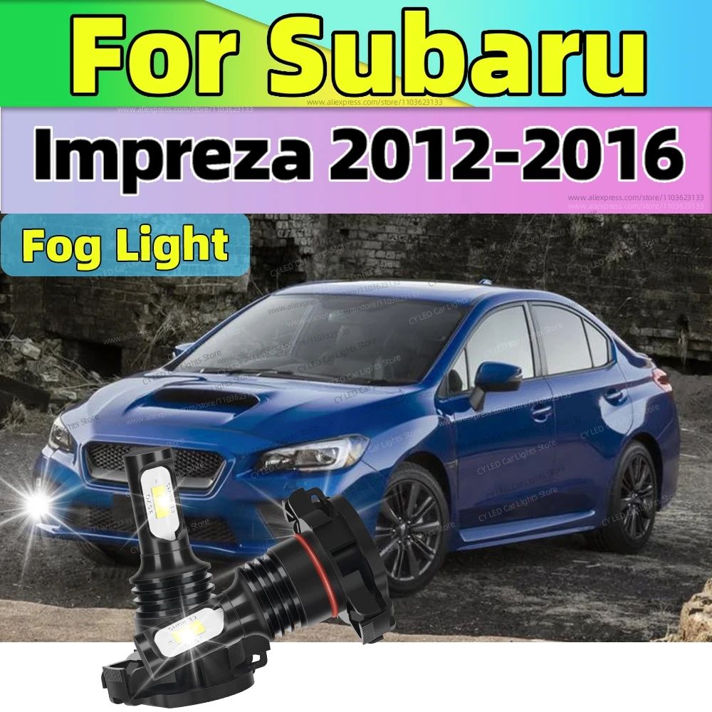 

Для Subaru Impreza 2012-2016 гг., 2 шт. передних светодиодных противотуманных фар, 80 Вт, сверхъяркие, 6000K, 12В