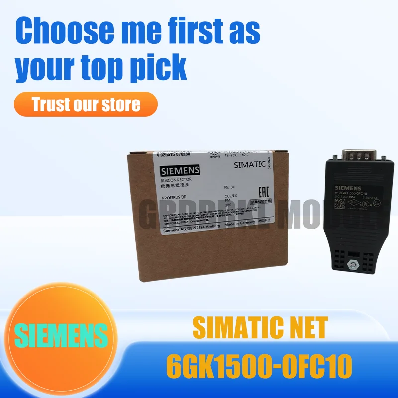 

Brand New Original SIEMENS 6GK1500-0FC10 6GK15000FC10 PROFIBUS FC RS 485 plug