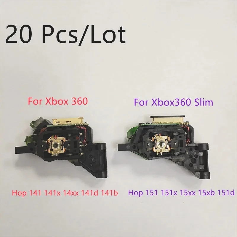 

20pcs HOP-141X 141 141B HOP-15XX 151X 15XB 151 Driver Laser Lens For Xbox 360 Slim Optical Pickup HOP G2R2 15XX DVD Reader Head