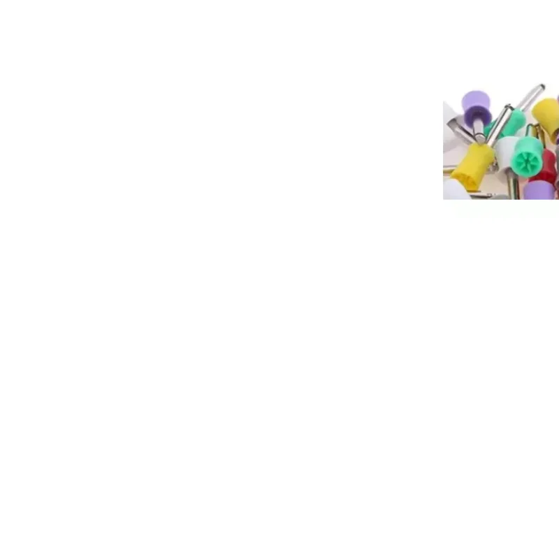 

100 шт./кор. чашка для полировки зубов, красочная щетка для полировки зубов, щетка для низкоскоростного наконечника, полировальный материал для чистки зубов